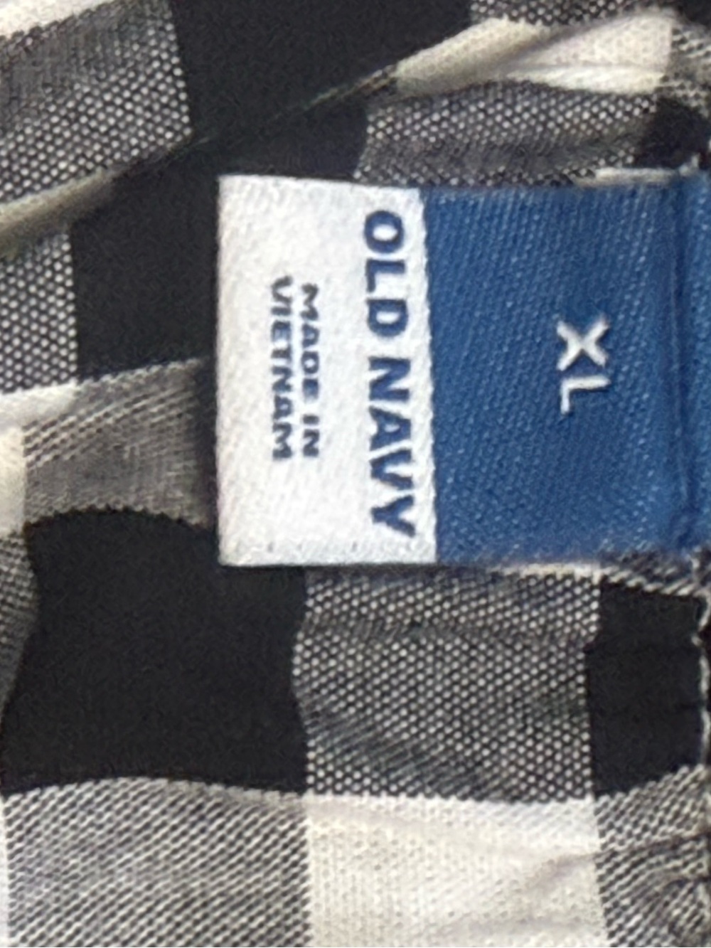 Old Navy Black & White Gingham Tie-Strap Casual Dress - Picture 8 of 10